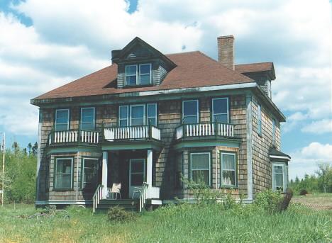 Marconi's house at Marconi Towers, Cape Breton Island, as it appears today