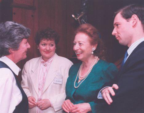 Princess Elettra Marconi-Giovanelli, with her son Guglielmo, toured Sydney and Glace Bay in 1995